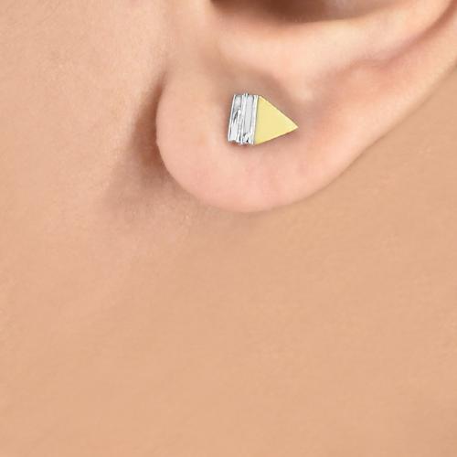Tryst with Triangles - Stud Earrings - Aliame