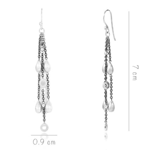 Stunning Shapes - Long Dangler Drop Earrings - Aliame