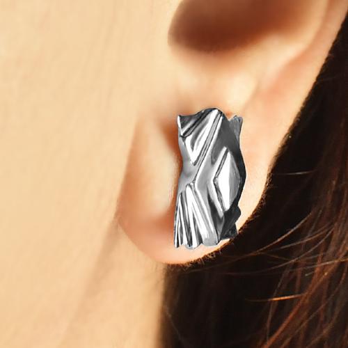 Stepped Squares - Stud Earrings - Aliame