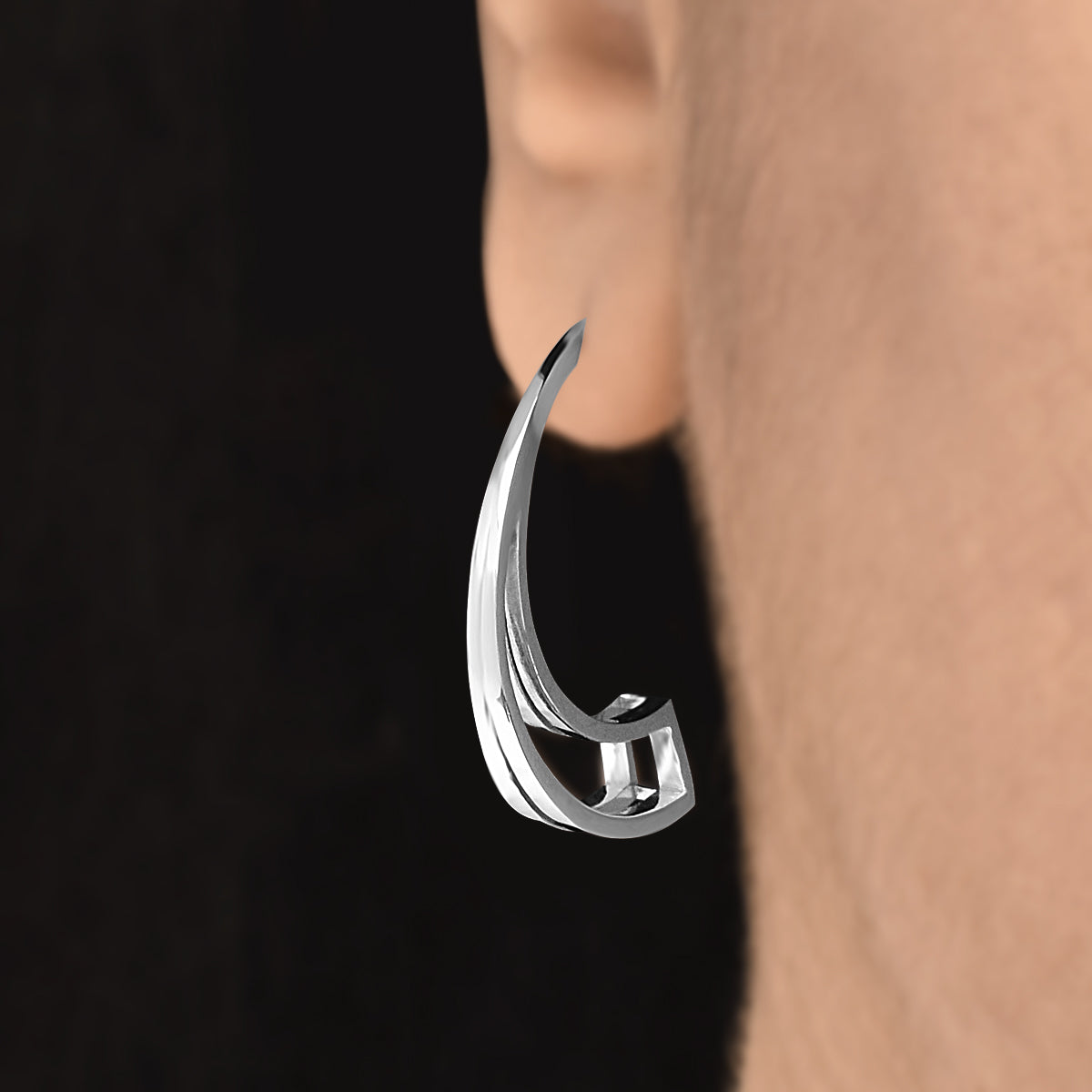 Angular Arches - Hoop Earrings - Aliame